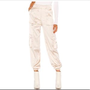 h:ours Revolve Port Joggers in Ivory